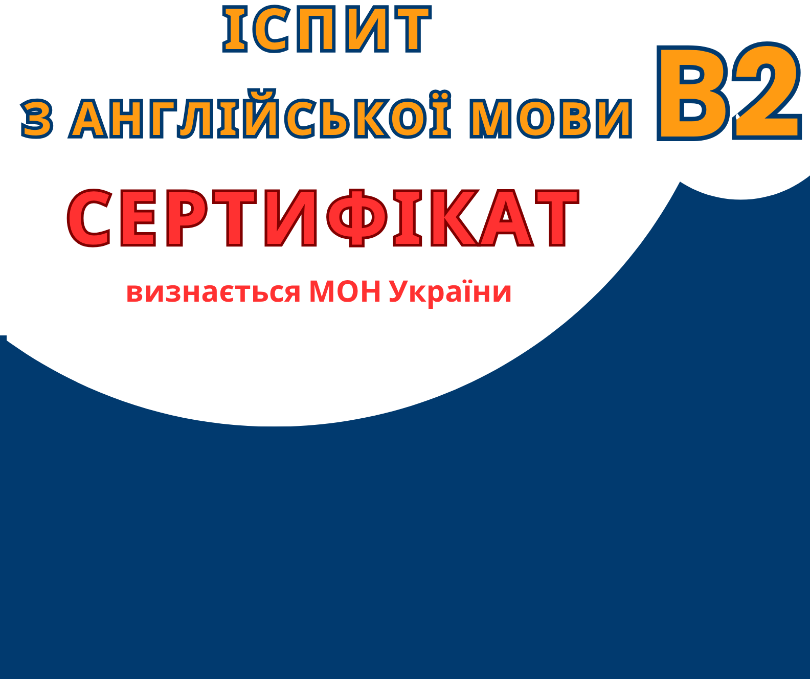 Іспит з англійської мови рівня B2